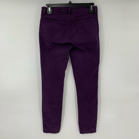 J.Brand Skinny Leg Jeans Aubergine Purple Stretch - Picture 5 of 7